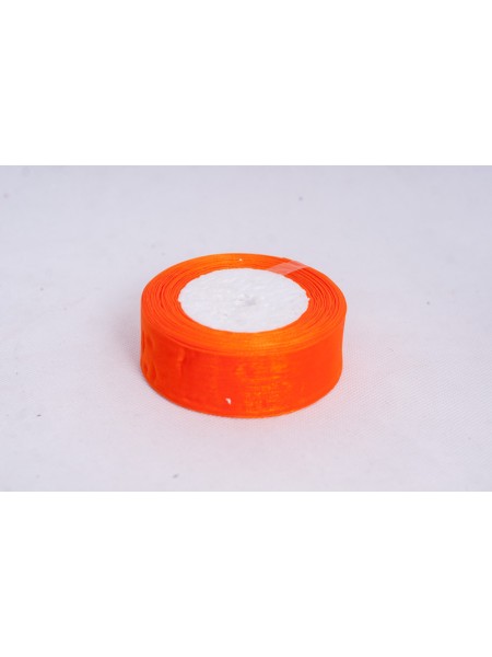 Лента органза 2,5 см х23 м цвет оранжевый NOR-25-25-668