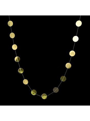 Гирлянда Круги металл 160 х5,5 см вертикальная цвет золотой HS-27-21