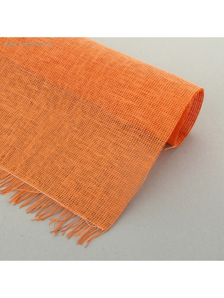 Сетка 50 х75 см бумажная цвет оранжевая