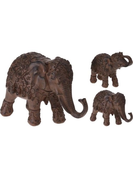 Слон полистоун 16,5 х 7 х Н14 см цвет коричневый Арт.252120100