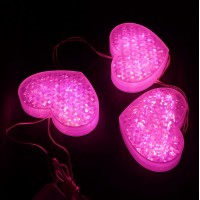 Электрогирлянда 86 см 3 сердца пластик цвет розовый HS-9-2