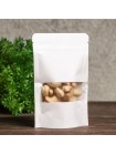 Пакет zip lock 10 х15 см крафт белый с прямоуг.окном 1/50