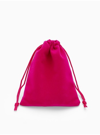 Мешочек бархатный 10 х12 см цвет розовый