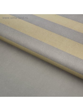 Бумага двухсторонняя Полосы 60 х 60 см цвет серый