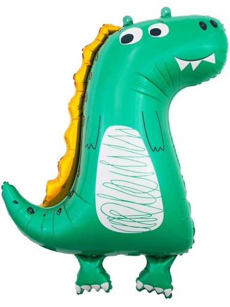 Фольга шар Динозаврик Зеленый 16"/41 см с клапаном