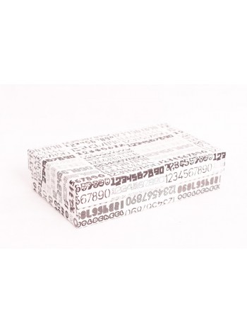 Коробка картон цифры 28 х 18 х 8.5 см