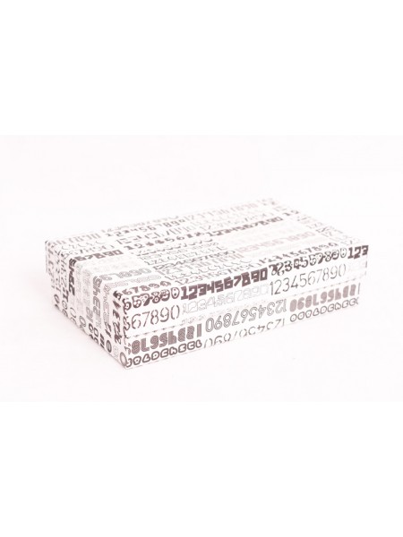 Коробка картон 28 х18 х8,5 см цифры