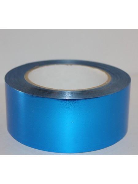 Лента металл 5 см х 50 ярд цвет синий М547
