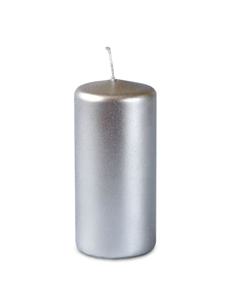 Свеча пеньковая 6 х12,5 см цвет серебристый