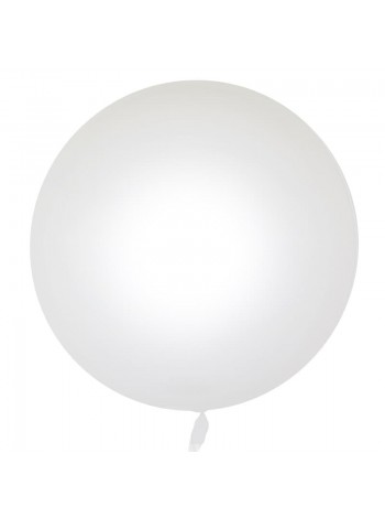 Фольга шар 3D Сфера 18"/46 см Bubble Белый глянец