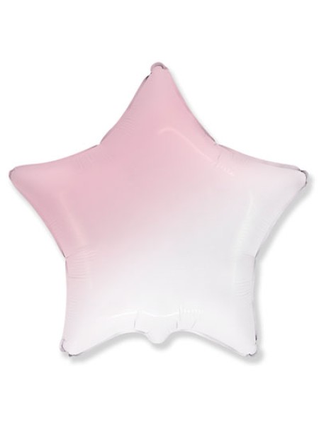 Фольга шар Звезда 32"/ 81 см градиент розовый Испания Flexmetal