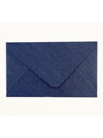 Конверт 6 х10 см дизайнерская бумага цвет синий