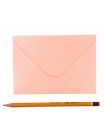 Конверт 11 х15 см дизайнерская бумага цвет розовый