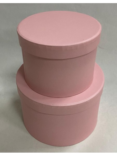 Коробка картон 15,5 х10/12,5 х9,5 см набор 2 шт Малышки цвет розовый W7866-pink