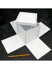 Коробка картон 16 х16 х17 см куб-сюрприз HS-9-3