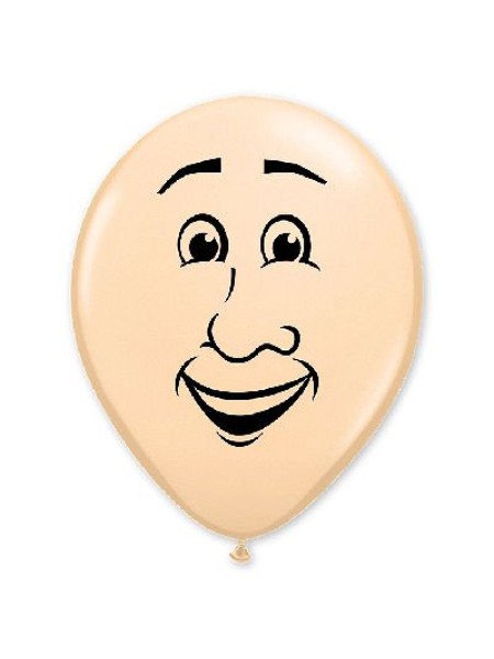 16"шар с рисунком  Лицо мужское,шар воздушный