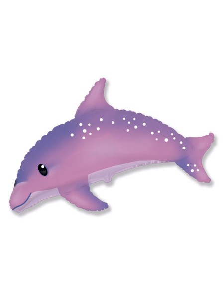 Фольга шар Дельфин Розовый 16"/41 см 1шт Испания