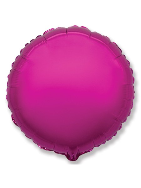 Фольга шар Круг 9"/23 см металлик  Purple 1шт Испания Flexmetal