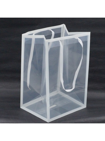 Пакет прозрачный 20 х30 х16 см пластик цвет белый HS-42-8