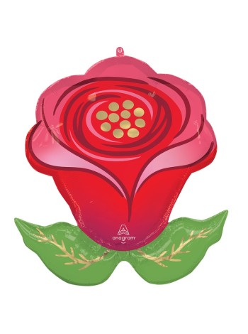 Фольга шар Роза Цветочный привет Р30 30''/76 см Anagram