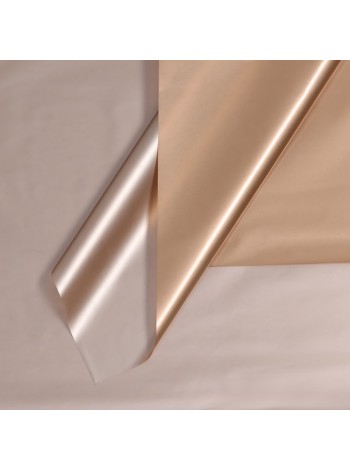 Пленка 58 х58 см 20 л Тишью матовая цвет золото 1/20