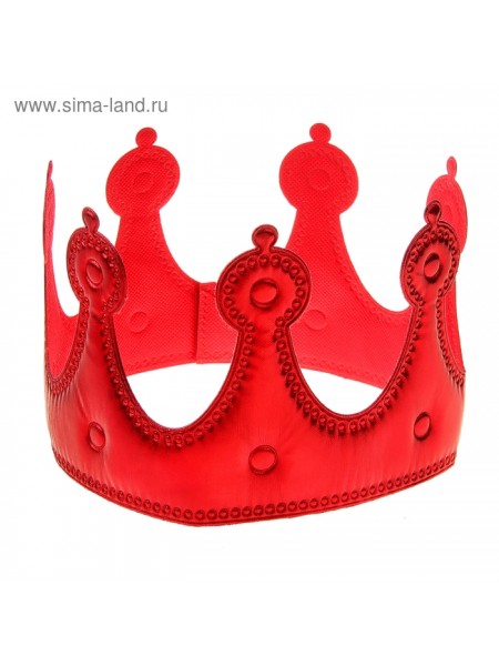 Корона Принцесса цвет красный