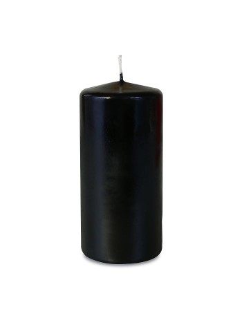 Свеча пеньковая 6 х12,5 см цвет черный