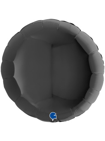 Фольга шар Круг 36"/91 см пастель Black Grabo