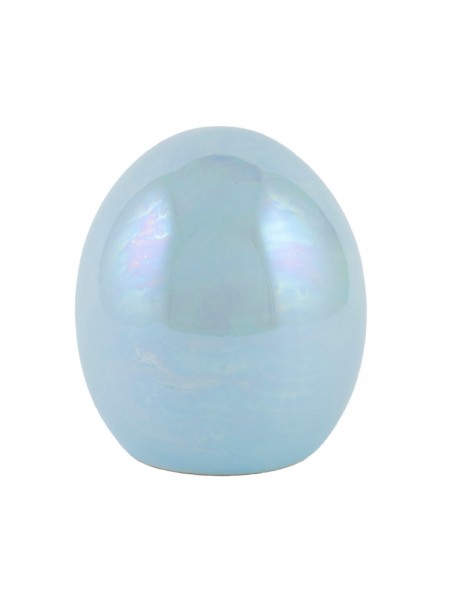 Яйцо 9,5 х 8,5 см керамика цвет голубой