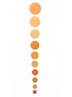 Гирлянда бумага 106 см вертикальная Круги цвет оранжевый HS-21-7