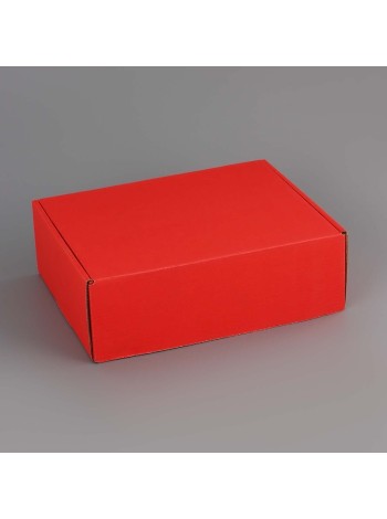 Коробка складная 27 х21 х9 см Красная для подарков/хранения и отправки посылок