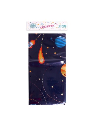 Скатерть 137 х274 см Космос