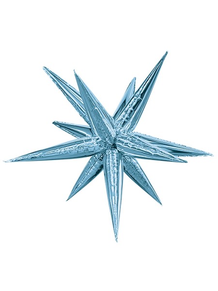 Фольга шар Фигура Звезда составная цвет Cool Blue 41"/104 см Aqura Россия