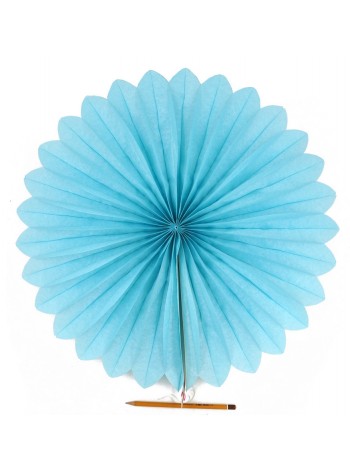 Фант подвеска бумажная 50 см цвет светло-голубой HS7-34