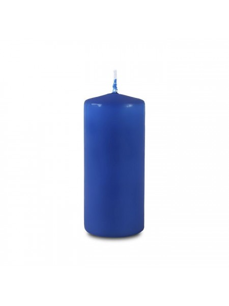 Свеча пеньковая 40 х 90 цвет синий