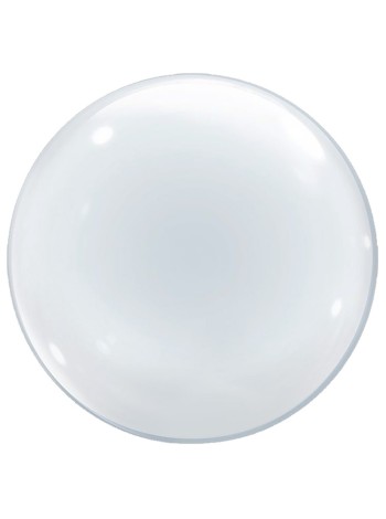 Фольга шар Сфера Deco Bubble BOBO б/рис 24"/60 см Россия