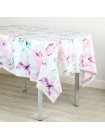 Скатерть 180 х137 см Бабочки полиэтилен