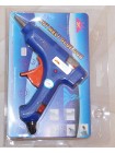 Пистолет клеевой d-7 мм малый HOT MELT GLUE GUN с переключателем 20W арт 12637843/синий