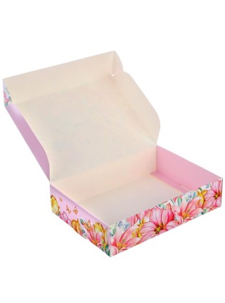 Коробка складная 21 х15 х5 см Цвети Минни Маус