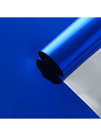 Пленка голография 70 х100 см цвет синий 1/20