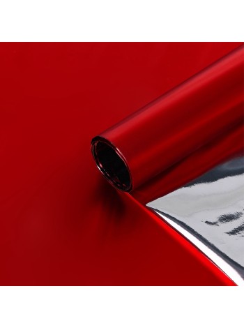 Пленка голография 70 х100 см цвет красный 1/20