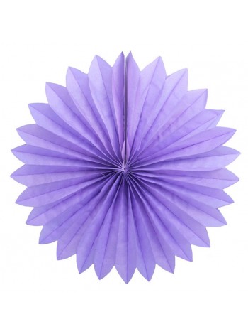 Фант подвеска бумажная 25 см цвет светло-фиолетовый