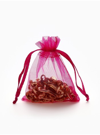 Мешочек органза 7 х9 см цвет малиновый