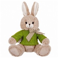 Игрушка мягкая Зайчик с бантом в свитере 20 см Relana
