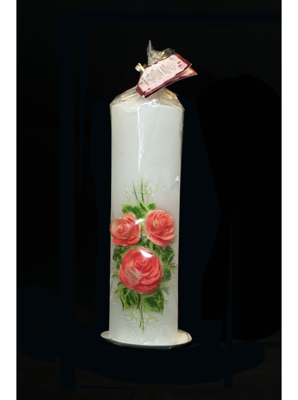 Свеча пеньковая Букет роз (9338) - купить по оптовым ценам