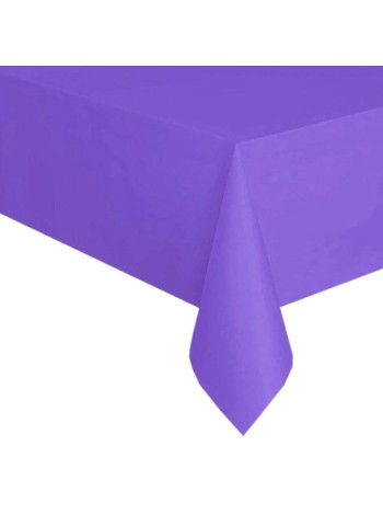 Скатерть 137 х183 см цвет фиолетовый полиэтилен HS-18-1