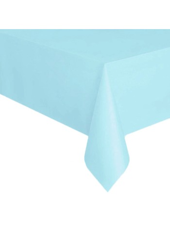 Скатерть 137 х183 см цвет голубой полиэтилен HS-18-1
