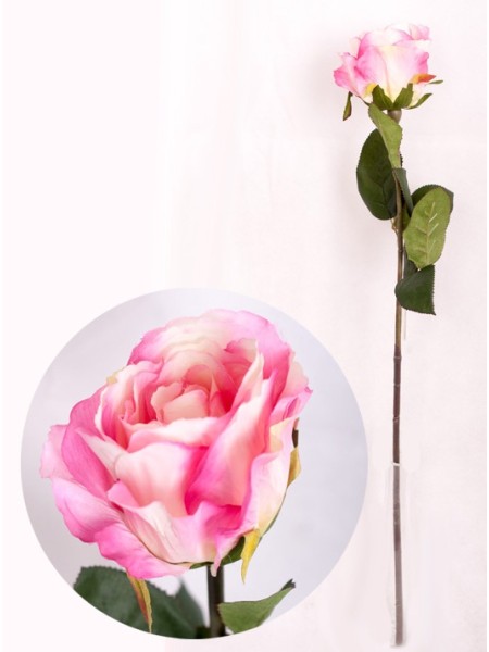 Роза цветок искусственный 63см