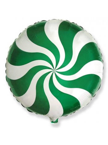 Фольга шар Карамель зеленый 18"/45 см 1шт Испания 1202-2681