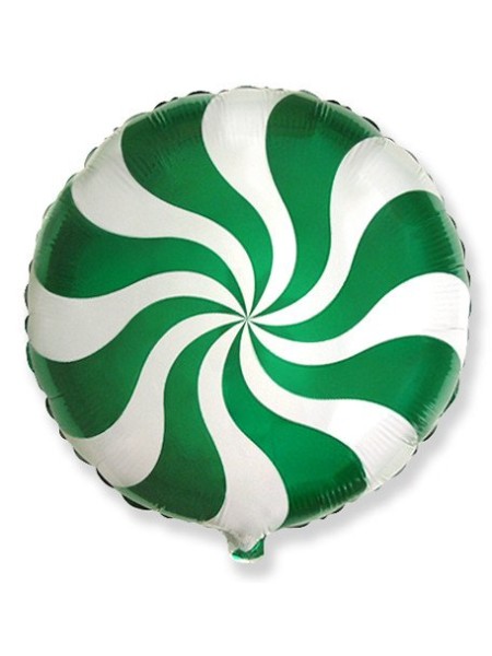 Фольга шар Карамель зеленый 18"/45 см 1шт Испания 1202-2681
